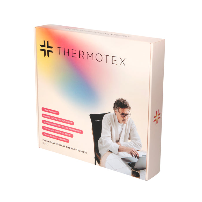 Thermotex Gold Far Infrared Heating Pad – Low Back, Hips, Hamstrings, Feet, Sit Bones
